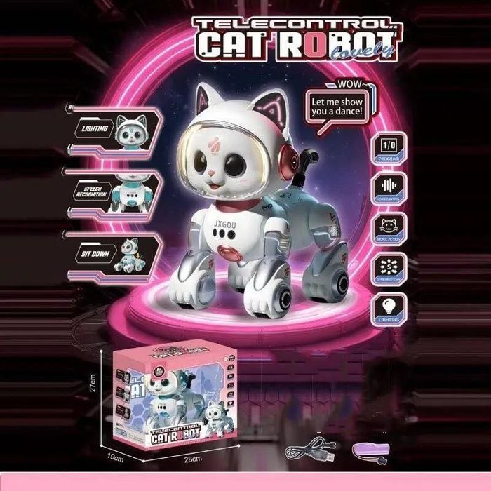 Котик на радіокеруванні “COSMO-CAT ” | Кошеня на пульті | Кіт-робот