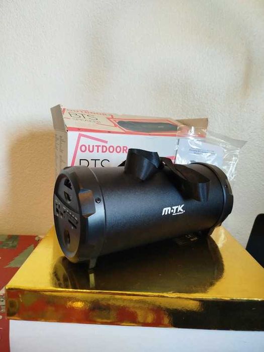 Coluna Som Portátil M-TK - Preto