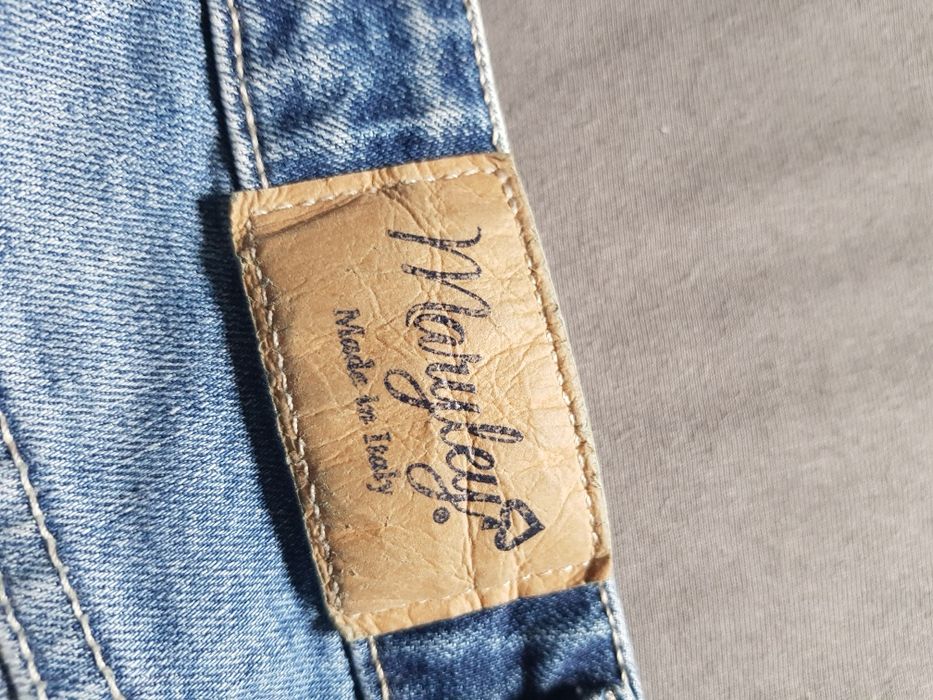 Spodnie Maryley włoskie z naszywkami