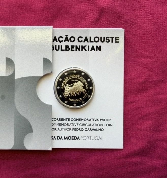 Moeda de 2€ proof Gulbenkian
