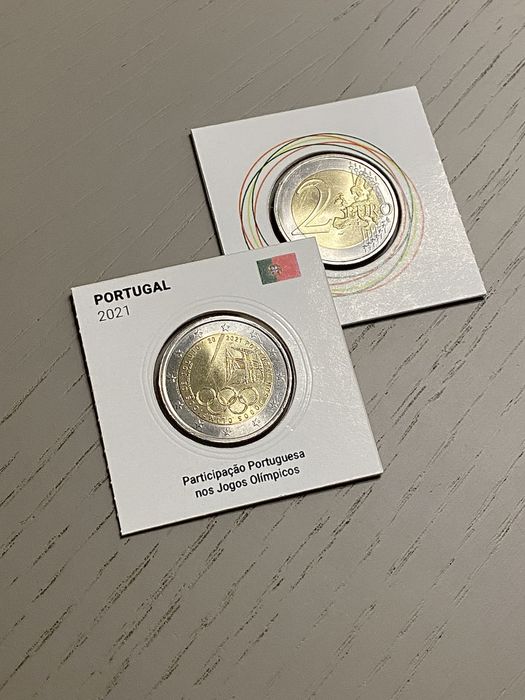 Alvéolos para moedas 2 euros comemorativas personalizados
