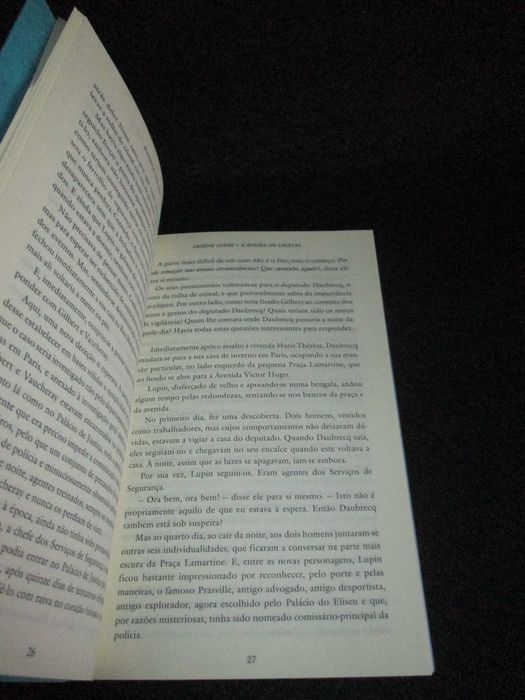 Livro A Rolha de Cristal Maurice Leblanc