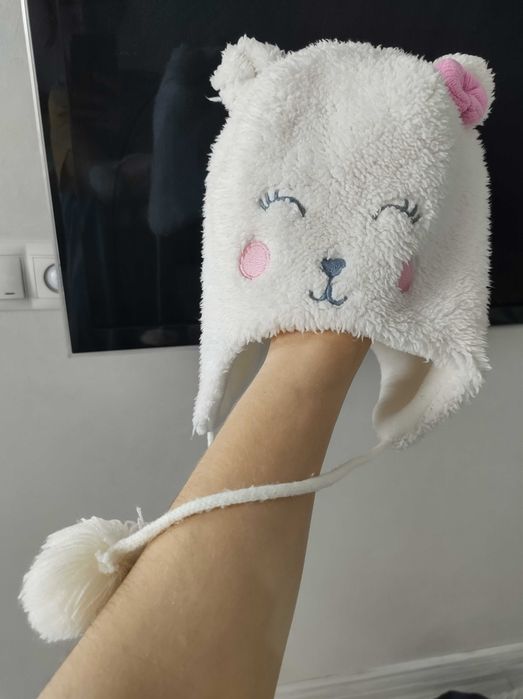 Дитяча зимова шапочка