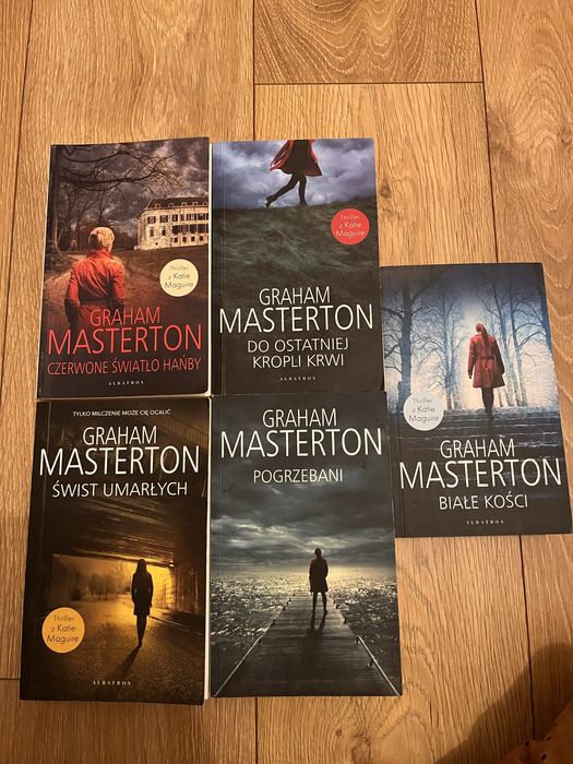 Graham Masterton zestaw 5 ksiazek