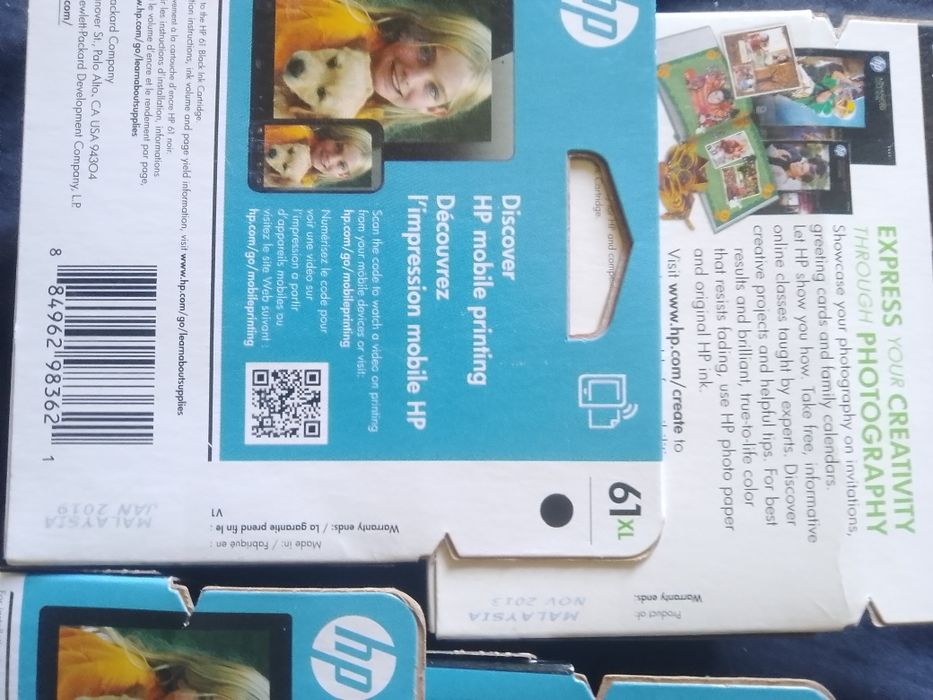 Оригінальні картриджі HP61,HP62,HP63,hp507X,hp507a