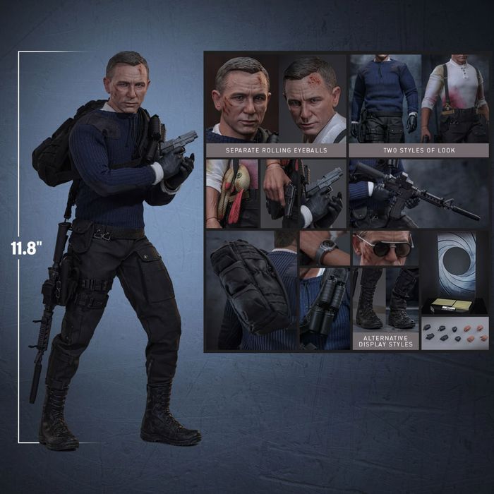 Фігурка 1/6 Hot Toys MMS803/804 James Bond No Time To Die