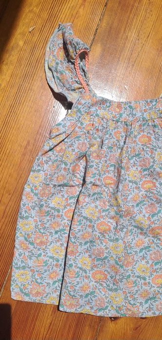 Top alças florido Kiabi 12 anos