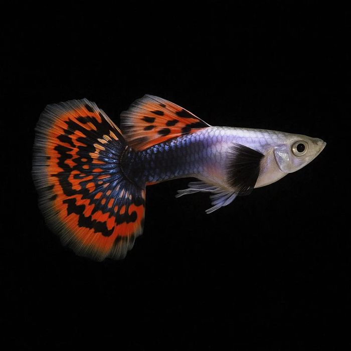 Guppys Dumbo red Mosaico