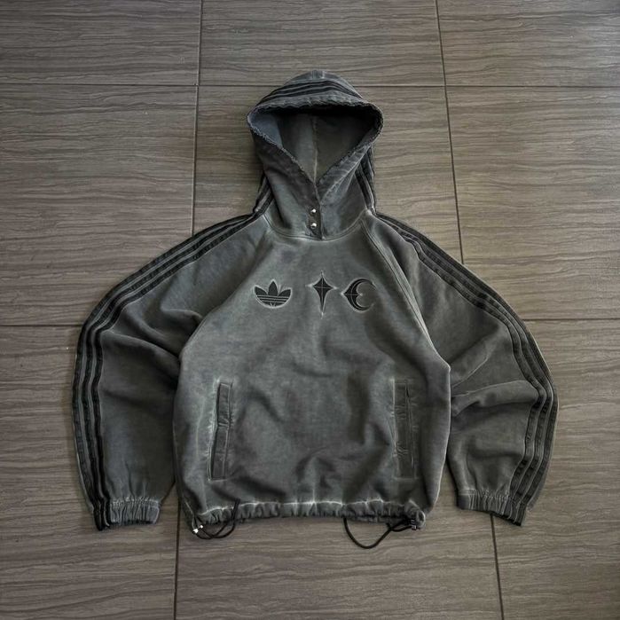 Худі Adidas x Thug Club Washed Grey Sweat Hoodie