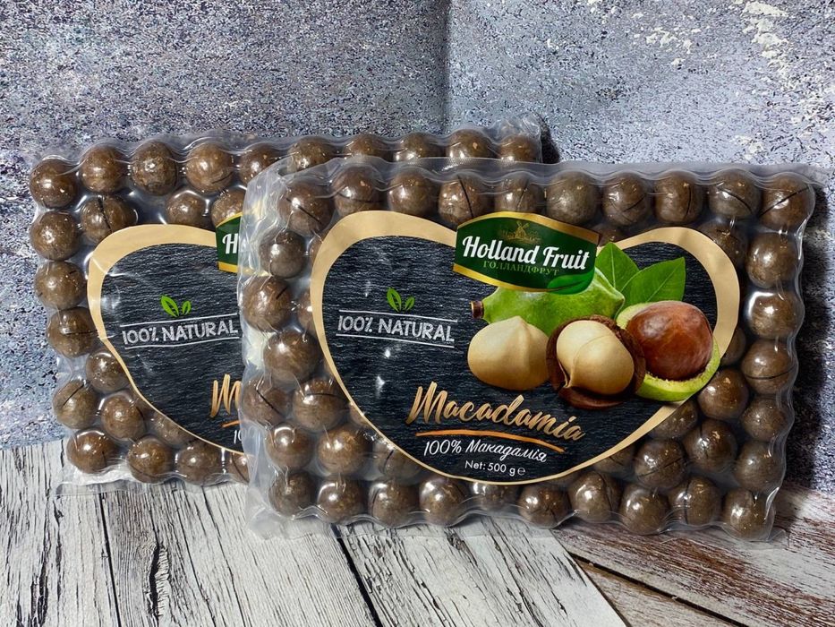 Горіх макадамія Holland Fruit Вага 500 г