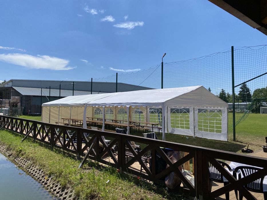 Namiot imprezowy 5x8m, 5x6m 50/30 osob, stoły,DMUCHANIEC