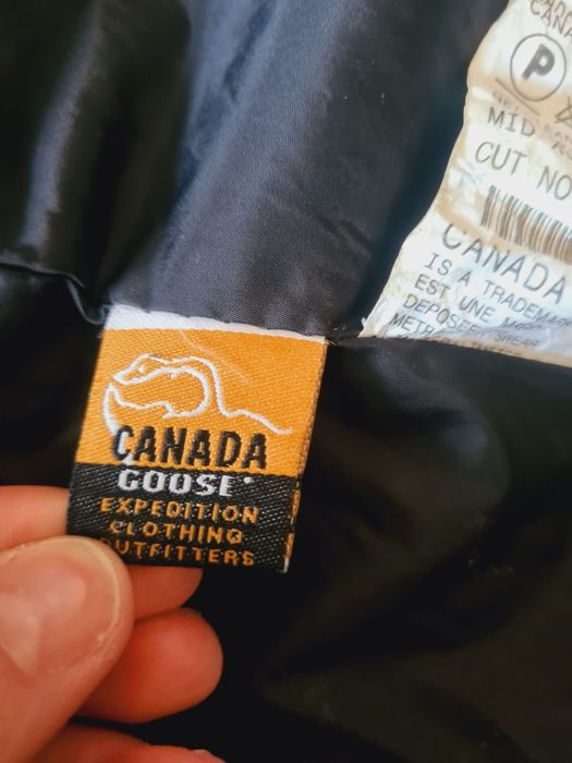 Brązowa kurtka Puchowa Canada Goose