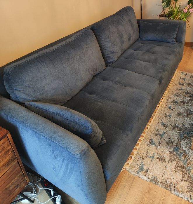 Sofa z funkcją spania z fotelami