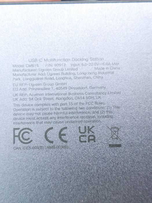 ‼️-58%‼️Док-станція UGREEN CM615 Revodok Pro 9-в-1