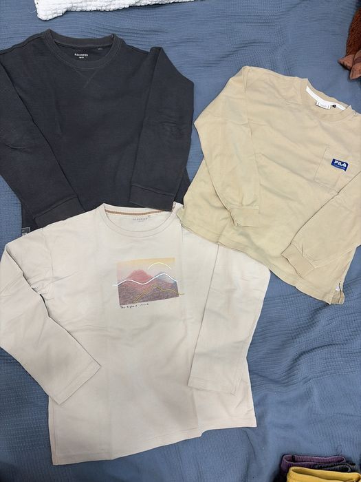 Bluzki z długim rękawem rozm 146 Reserved, Fila