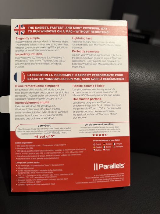 Parallels windows na Maca