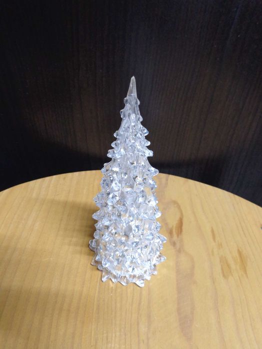 Árvore de Natal de acrílico com luz