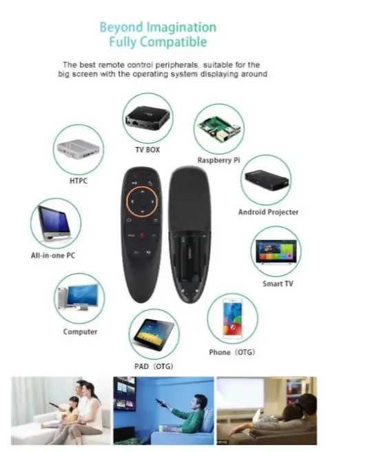 Пульт G10S пульт аерогіроскопічний із голосовим пошуком (з мікрофоном)