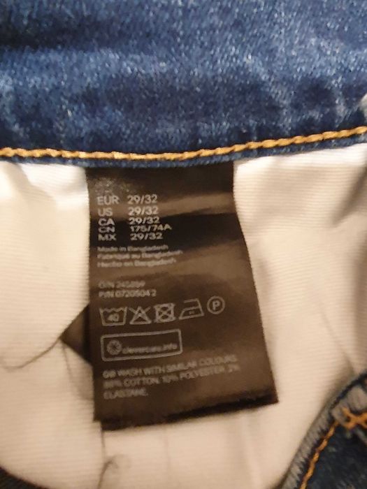 2 pary jeansów chłopięcych 29/32 wzrost oloło 168