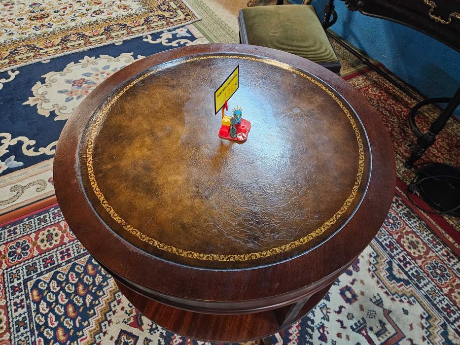 Mesa de centro , redonda em madeira - óptimo estado geral