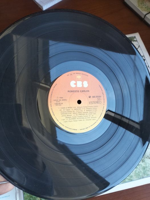 Antigo disco de vinil LP Roberto Carlos, 1981