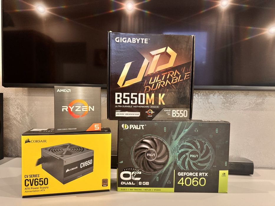 Пк rtx 4060, r5 5500, 32gb ddr4, ssd m2 512gb