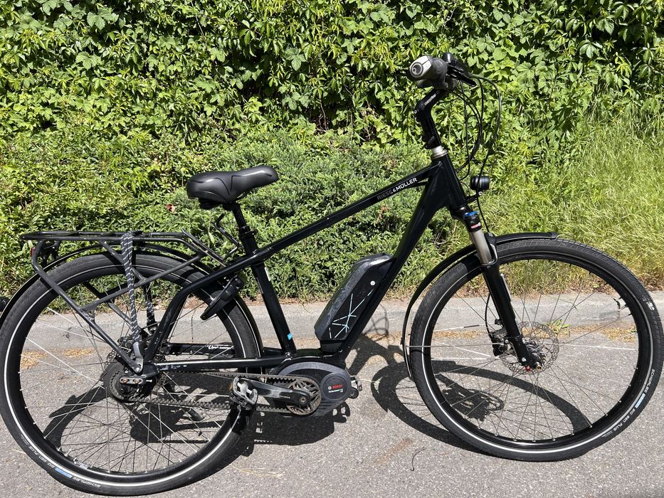 Fajny rower elektryczny RIESE&MULLER 36v 400Wh centralny BOSCH PERFORMANCE CX! Karbonowy pasek! /A