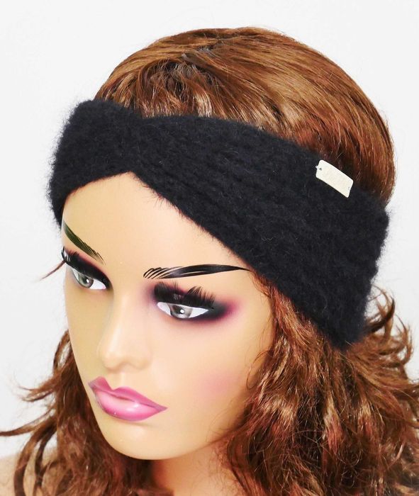 LaMel Opaska na głowę Merino Kid Moher jedwab handmade obw.50-54cm