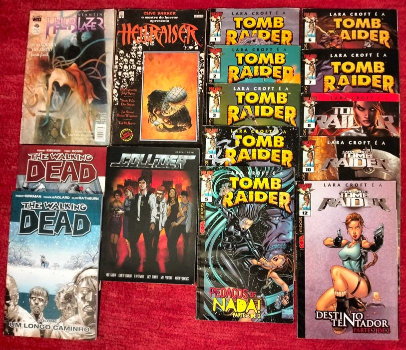 Hellraiser, Hellblazer, Collider, Lara Croft, Metal Hurlant, etc.