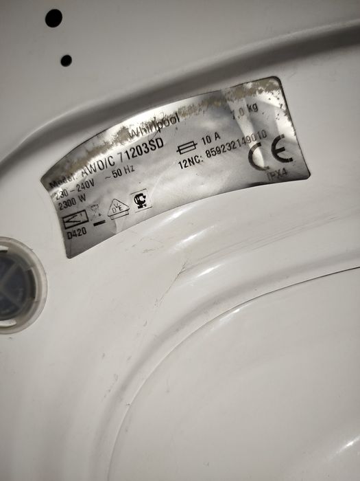 Pralka Whirlpoo części l AWO/C 71203SD