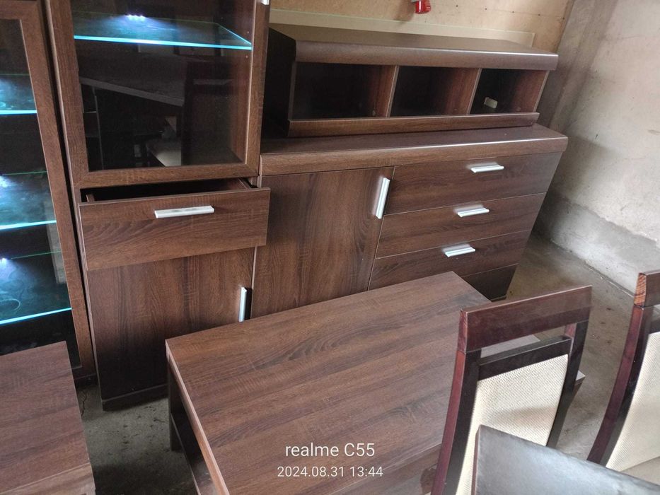 Meble zestaw do salonu plus jadalnia