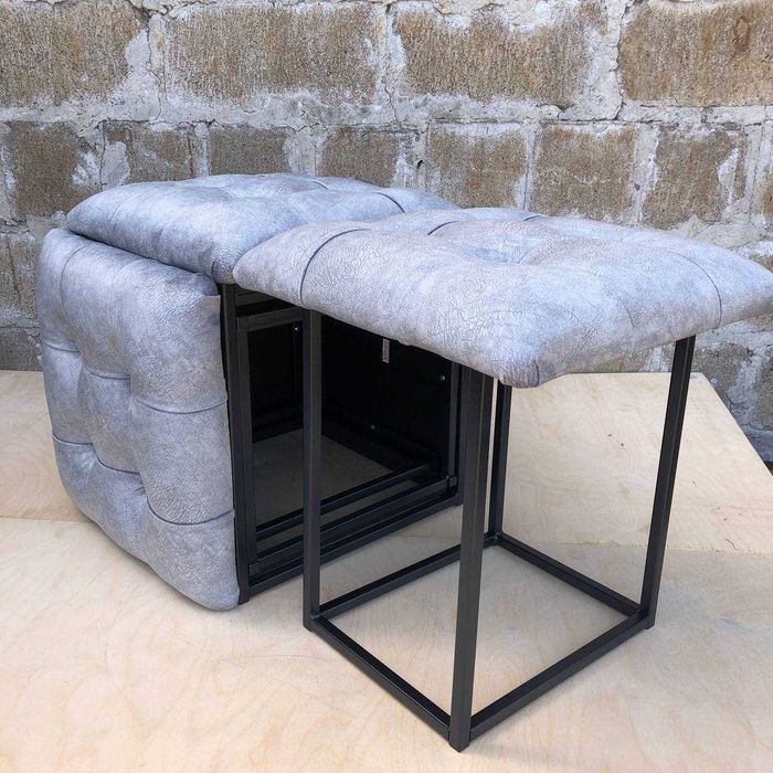 Пуф 5 в 1 велюр Антикіготь Пуф Трансформер 5 в 1 Розбірний