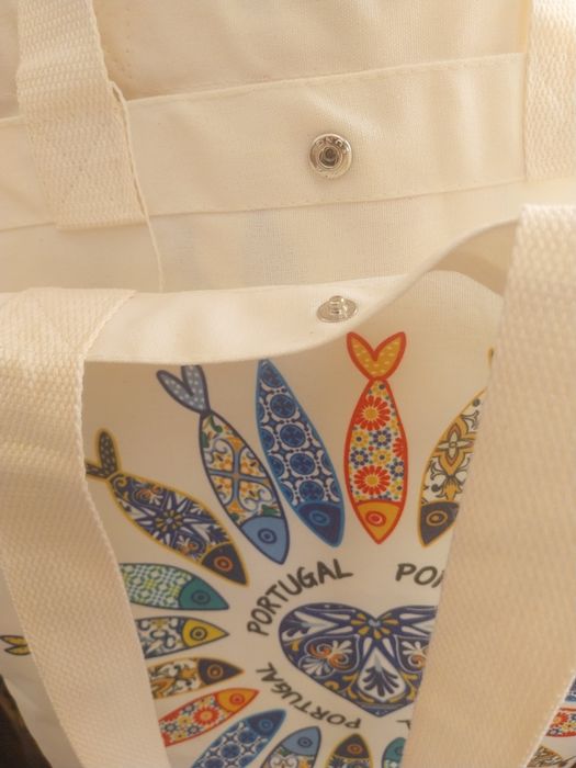 Saco tote bag com padrão