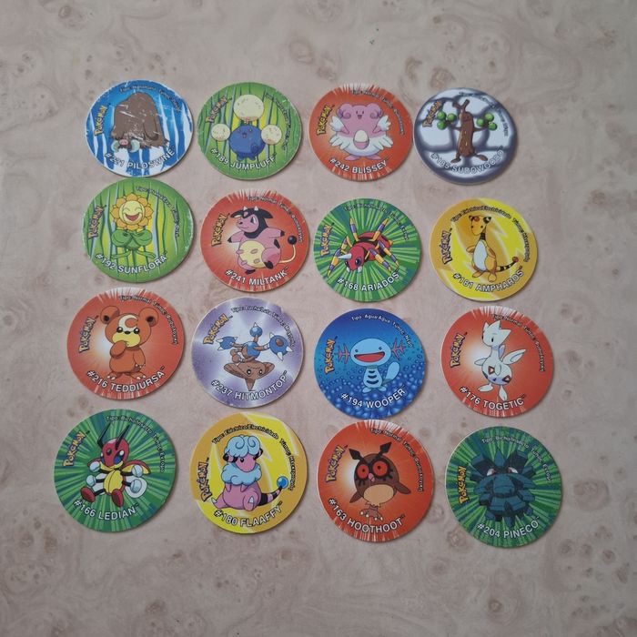 Tazos Pokémon originais Matutano