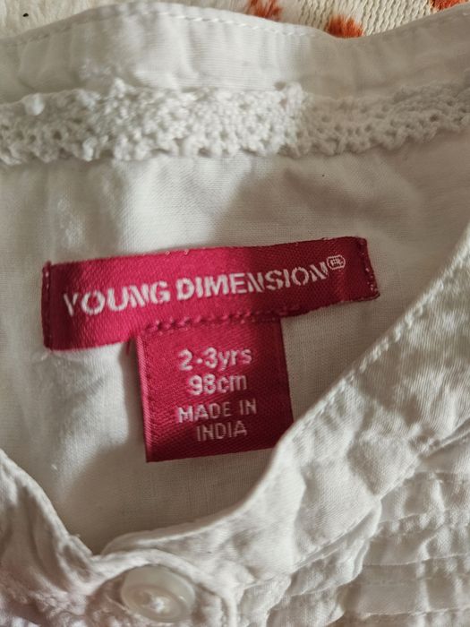 Camisa branca para menina 3 anos