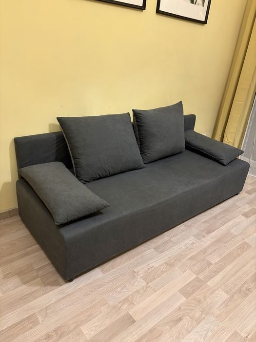 Sofa rozkładana z pojemnikiem, kanapa