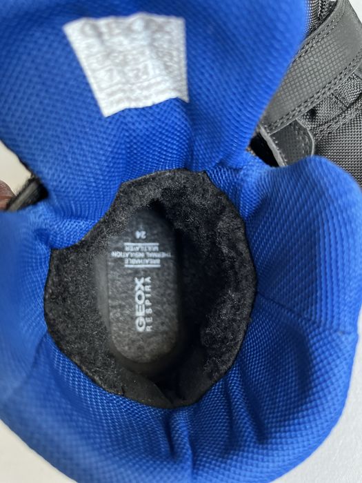 зимові чоботи 24р. 15,5см Geox Sentiero на хлопчика, термо ботінки