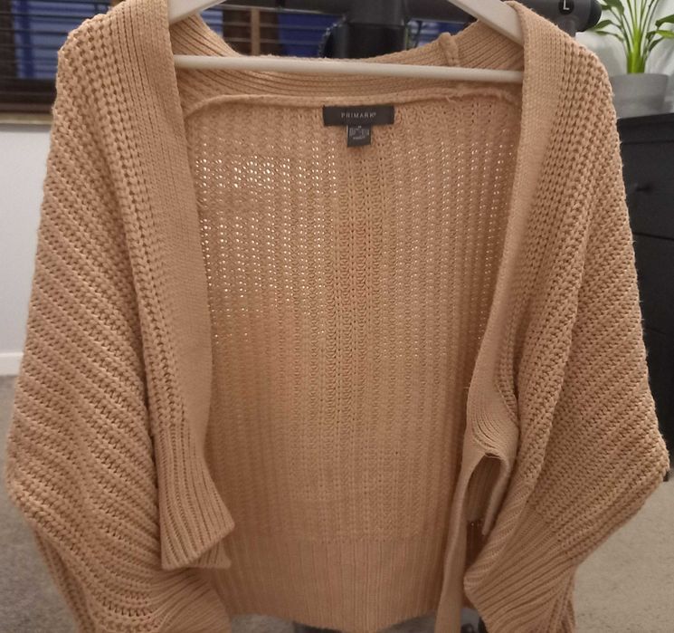 Wiązany gruby kardigan sweter PRIMARK M 38