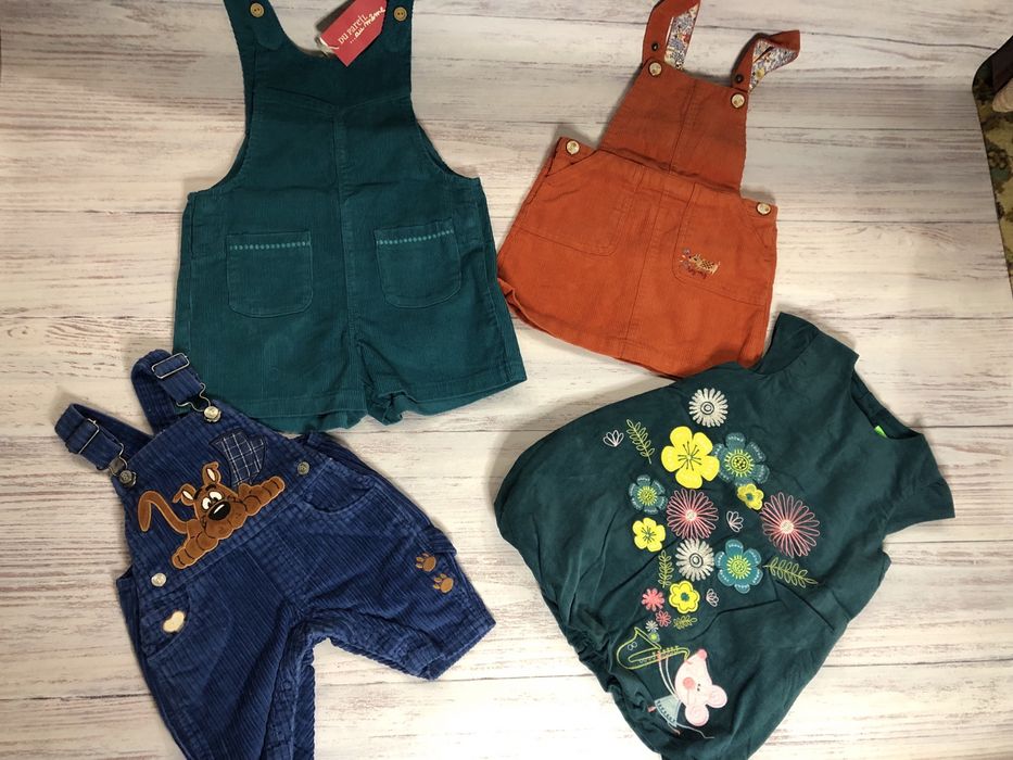 Детские брюки  из джинса и вельвета лосины комбинезоны платье сарафан