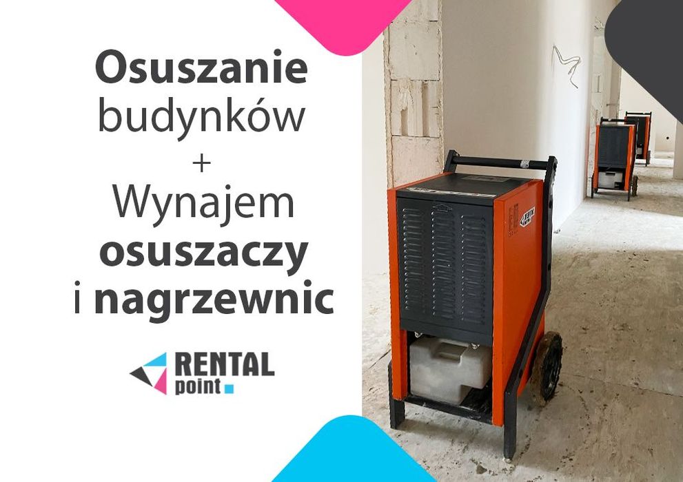 WYNAJEM Osuszaczy, Nagrzewnic, Klimatyzatorów, OSUSZANIE budynków