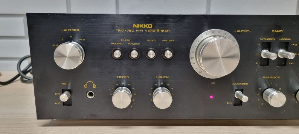 Wzmacniacz HI-FI stereo NIKKO trm-750