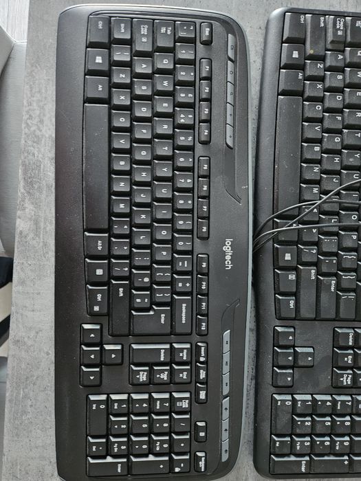 Klawiatury logitech przewodowa i bezprzewodowa