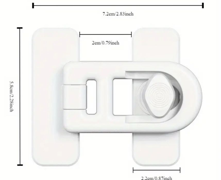 Nowa biała blokada zabezpieczenie przed dziećmi