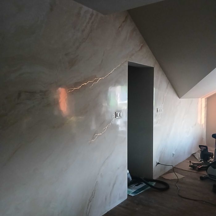 Tynki Dekoracyjne| Mikrocement|Efekt marmuru