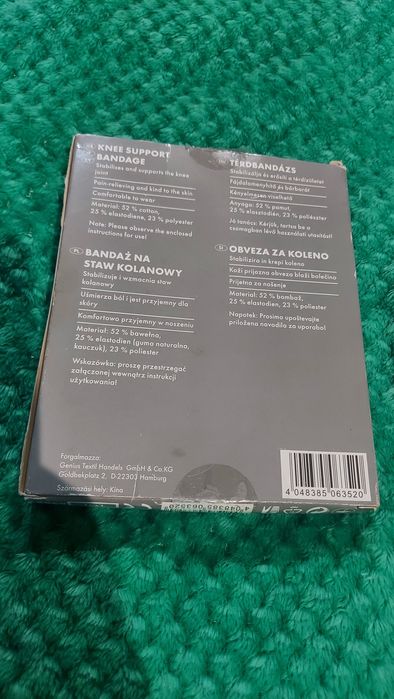 Bandaż na staw kolanowy rozmiar S