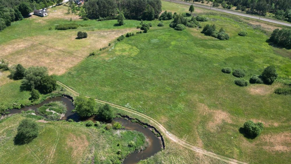 Działka nad rzeką gmina Morawica