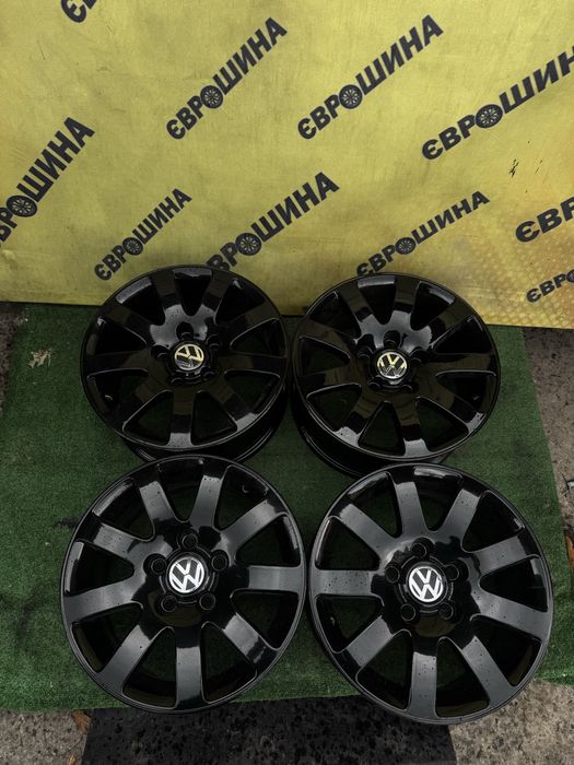 Диски титани 5:112r15 Volkswagen комплект оригінал склад б/у