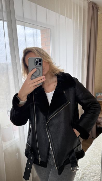 Чорна дублянка М