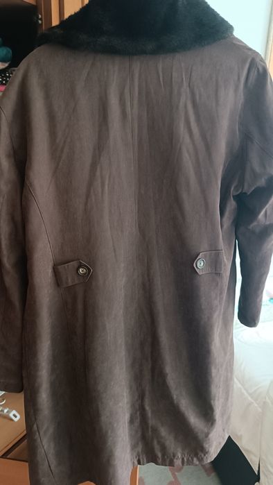 Casaco inverno castanho