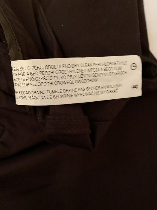 Brazowa spodniczka Zara basic R-M